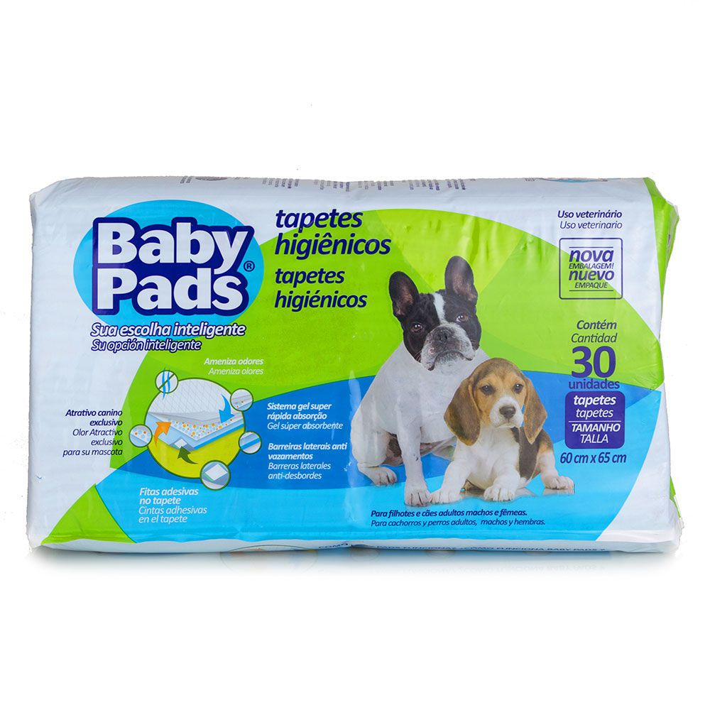 Tapete Higiênico Petix Baby Pads Para Cães 30 Unidades