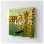 Quadro Decorativo Canvas - Ciao Veneza (Itália) (25x25cm)