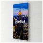 Quadro Decorativo Canvas - Hello New York (Estados Unidos) (25x55cm)