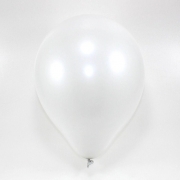 10 Unid Balão Bexiga Branco Gelo  9 Pol Cromado Metalizado Cinza