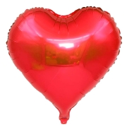 10 Unid - Balão Metalizado Coração 9 Pol Festa Casamento
