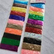 1 Pacote de Glitter para Unhas Nail Art decoração ATACADO.
