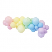 50 Unid Balão - Bexiga Candy Colors Tamanho 9 Cor Pastel