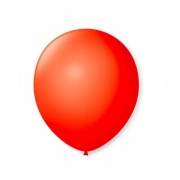 50 Unid Balão Bexiga Látex Vermelho Tamanho 7