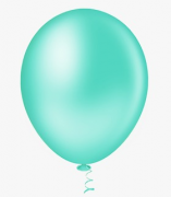 50 Unid Balão Bexiga Látex Verde Agua Tamanho 8