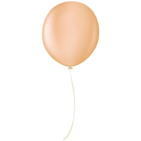 50 Unid Balão Bexiga Bege 8 Pol Nude Festa Decoração