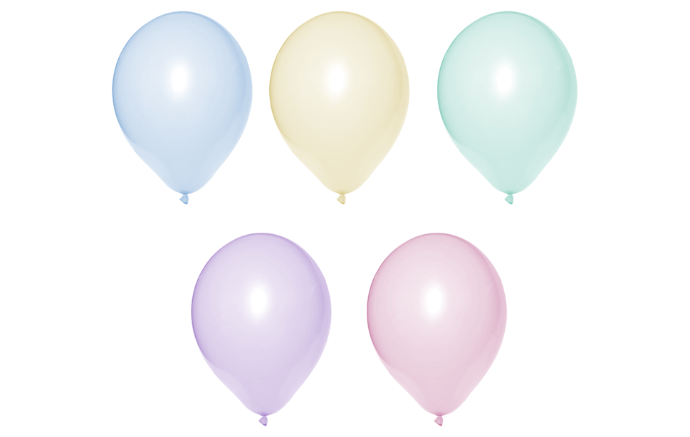 50 Unid Balão - Bexiga Candy Colors Tamanho 5 Cor Pastel
