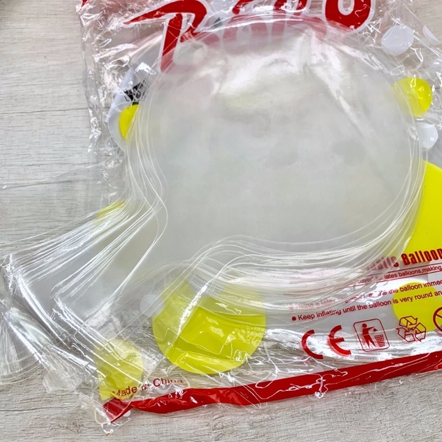 Balão Bubble BOBO 10 Pol Transparente Cristal