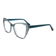 Armação para Óculos de Grau Feminino BR2507-C1 Azul em Acetato - Foto 0