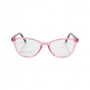 Armação para Óculos de Grau Infantil YY2015-C4 Rosa Translúcido - Foto 1