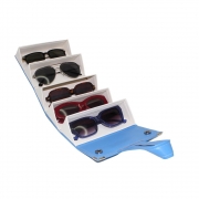 Estojo Maleta Portátil para 5 Óculos com Alça ML5 Azul - Foto 3
