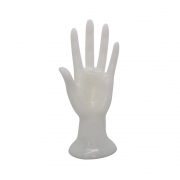 Manequim de Mão de Acrílico para Exposição de Joias 100215 Branco - Foto 0