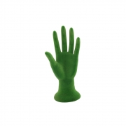 Manequim de Mão Veludada para Exposição de Joias 100447 Verde - Foto 0