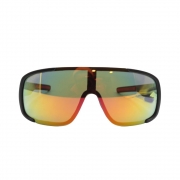 Óculos Solar Unissex para Ciclismo HS0056-C5 Preto Espelhado - Foto 1