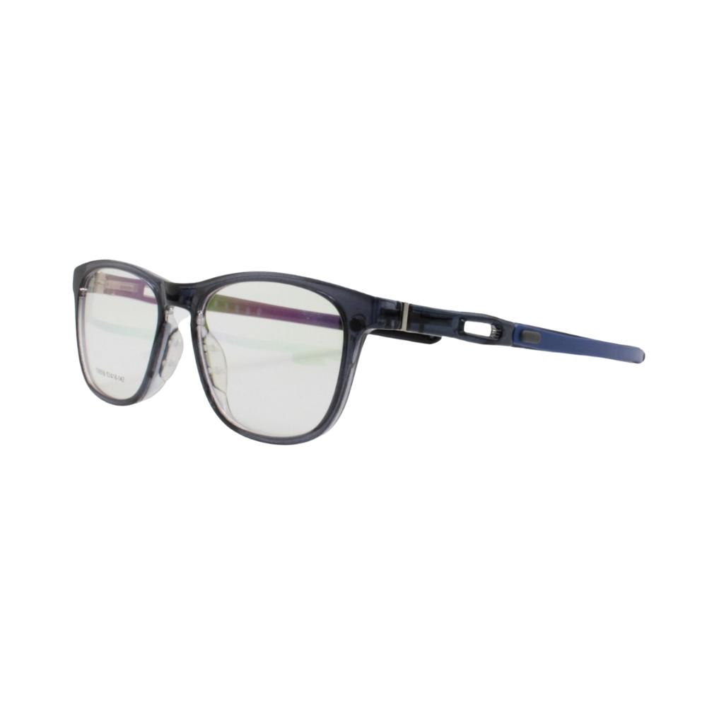 Armação para Óculos de Grau Masculino Clipon 2 em 1 TS9506-C4 Azul Translucido - Foto 2