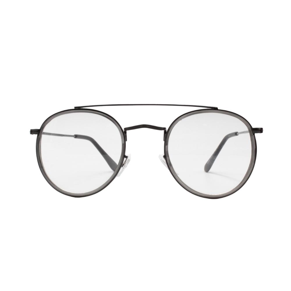 Armação para Óculos de Grau Unissex 3002-C1 Preta - Foto 1