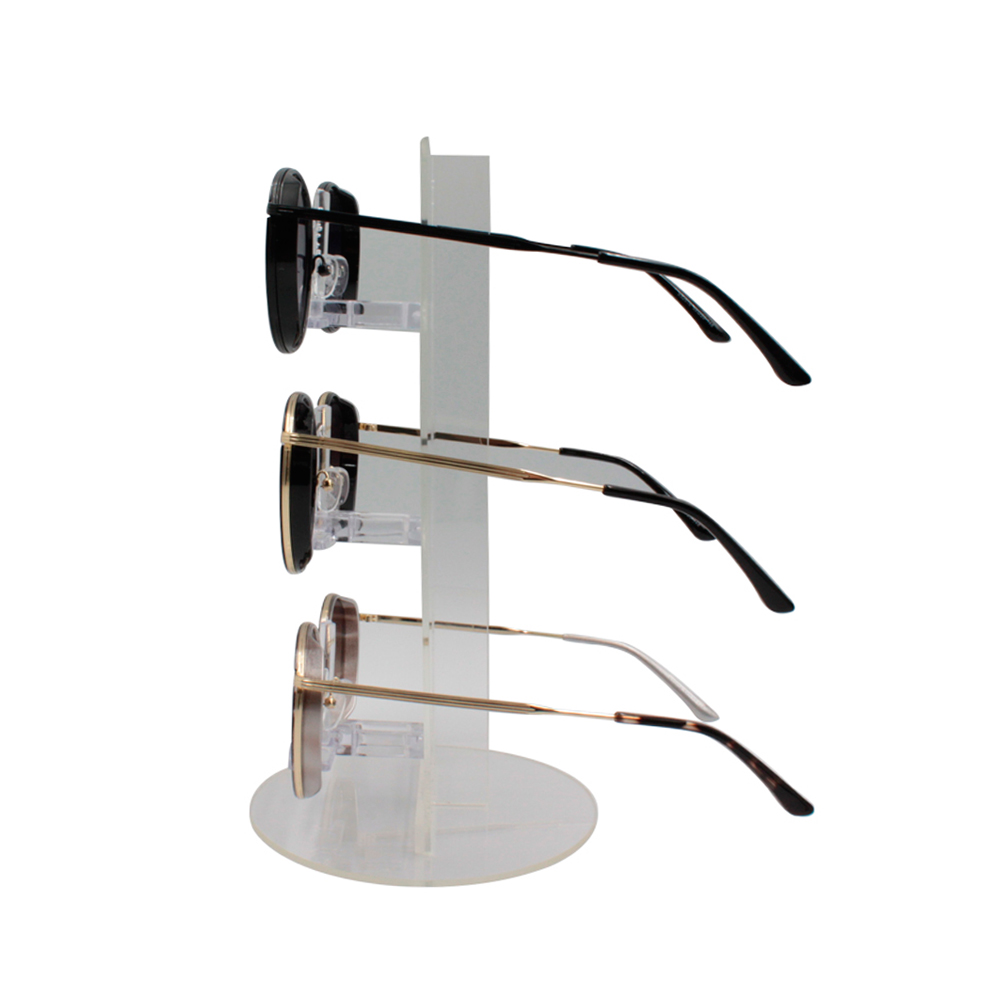 Expositor Torre para 3 Óculos em Plástico T003 Transparente - Foto 3