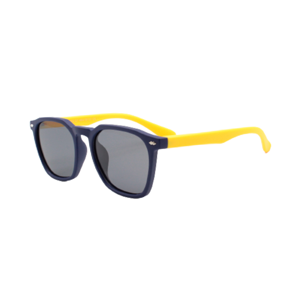 Óculos Solar Infantil Polarizado em Nylon Flexível CT11033-C7 Azul e Amarelo
