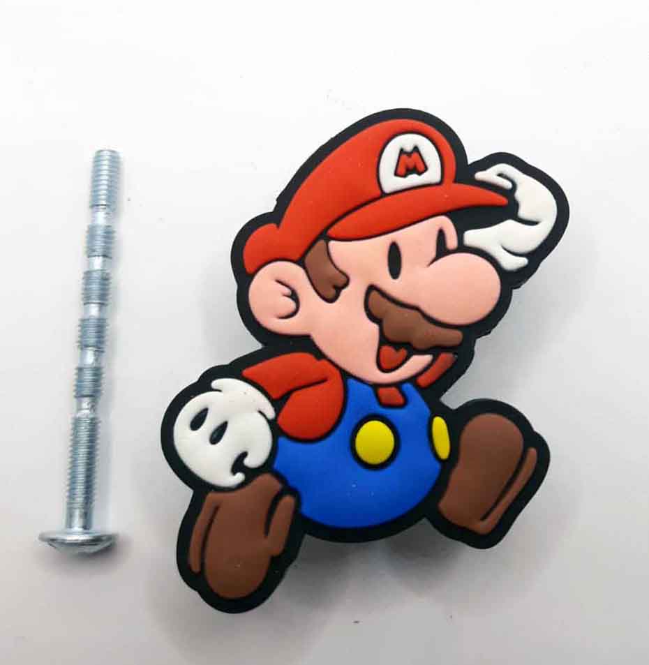 Puxador gaveta Infantil emborrachado Mário bross Nintendo