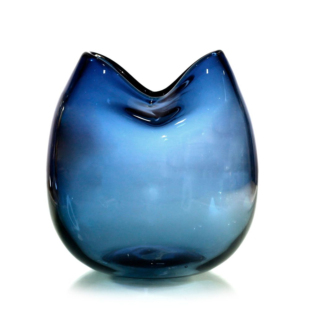 Vaso de Vidro Color - 17 x 11cm - 6361
