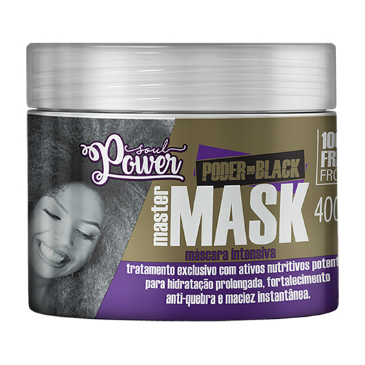 Máscara de Hidratação Poder do Black Master Mask 400g - Soul Power