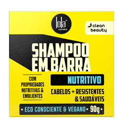 Shampoo em Barra Nutrituvo 90g - Lola Cosmetics