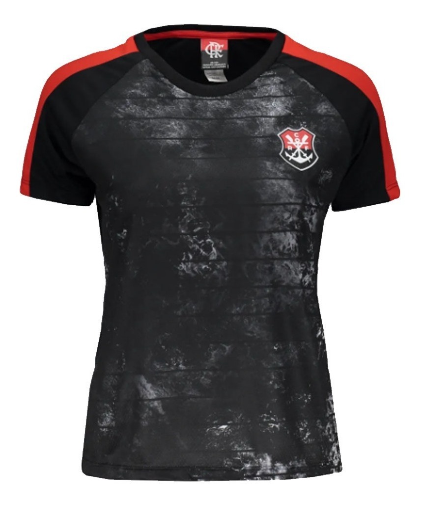 Camisa Flamengo Vein Feminina Preta