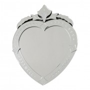 Espelho Veneziano Formato Coração para Banheiro / Quarto