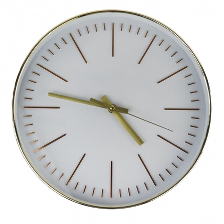 Relógio de Parede Dourado Redondo 30cm - De Cozinha, Sala