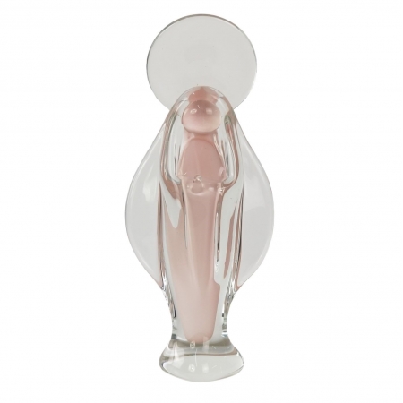 Santa de Murano - Nossa Senhora Aparecida - Cristal  Rosa