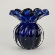 Vaso de Murano Trouxinha Labone - Cristal Azul Marinho