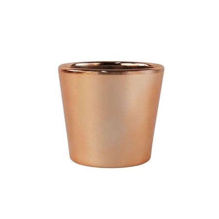 Vaso Decorativo Para Flor - Cachepot Cor Cobre / Rosé Gold