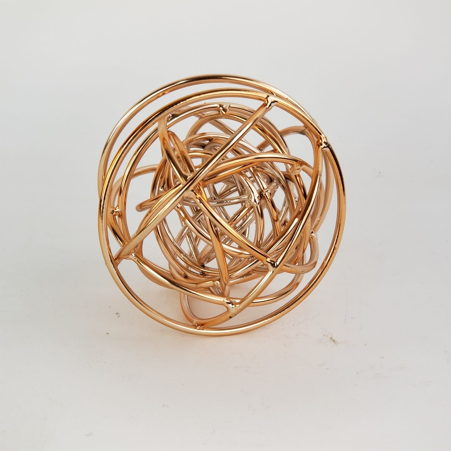 Esfera Decorativa em Metal Interestelar - Cobre