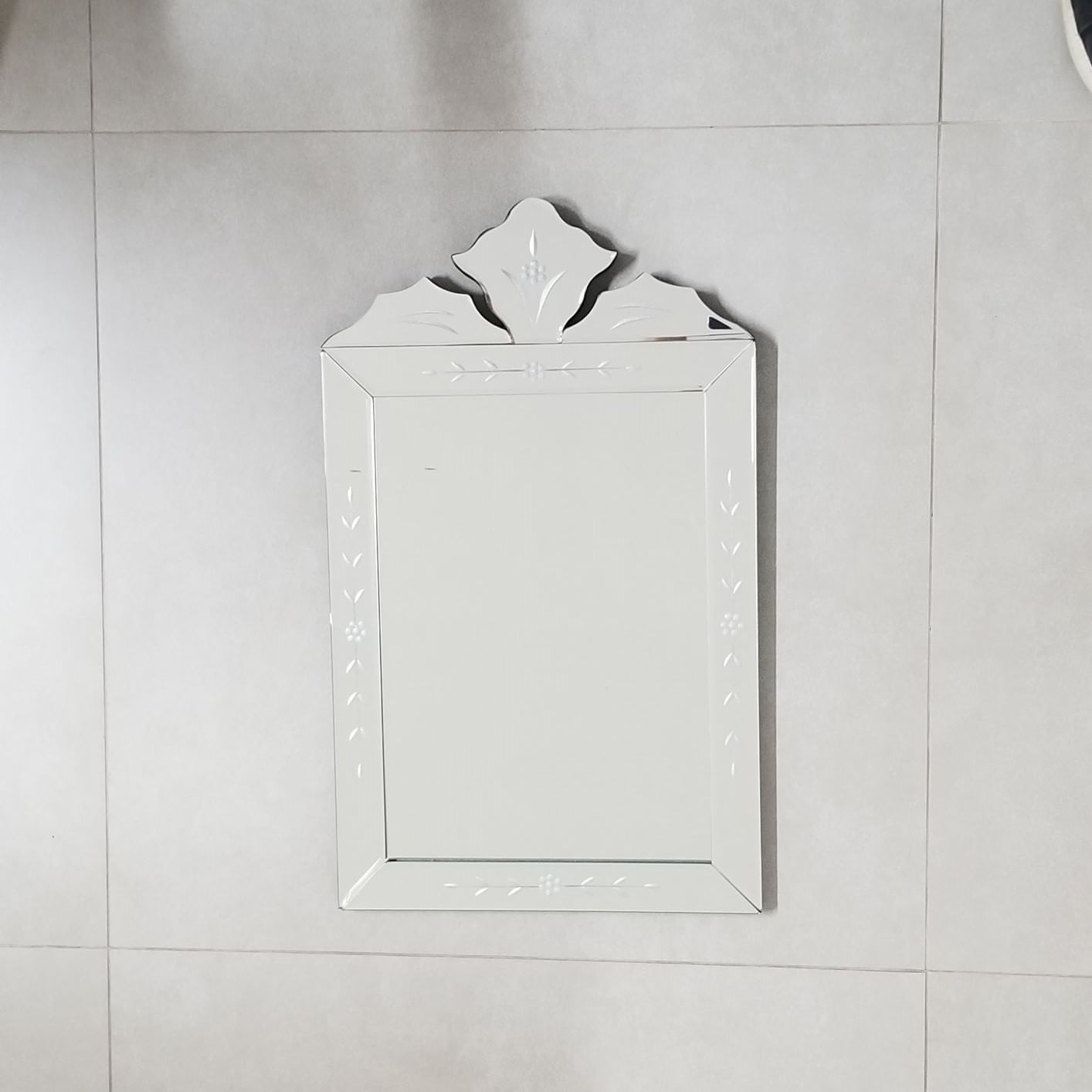 Espelho Veneziano Formato Retangular para Banheiro / Quarto