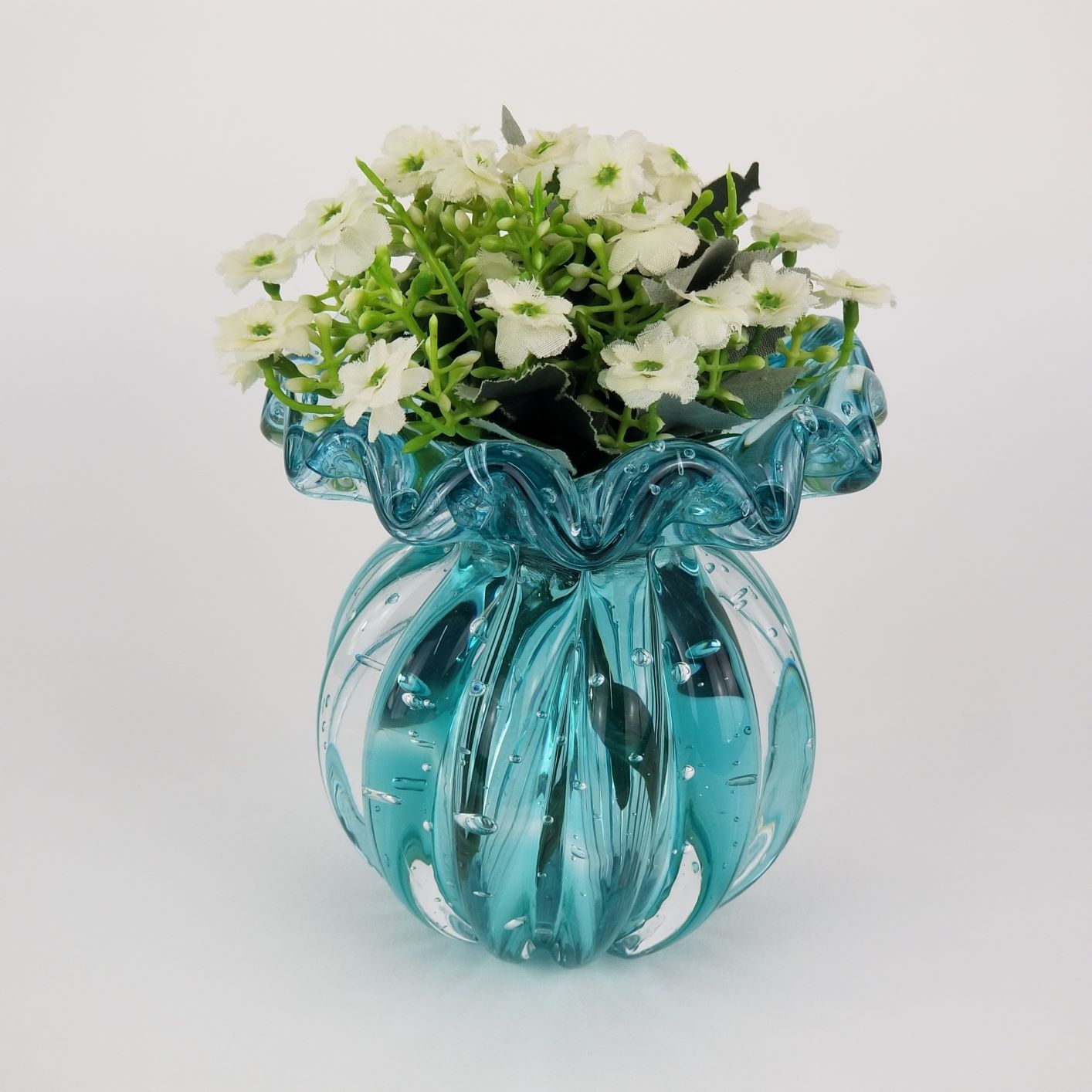 Mini Vaso de Murano Trouxinha D'Labone - Cristal Esmeralda