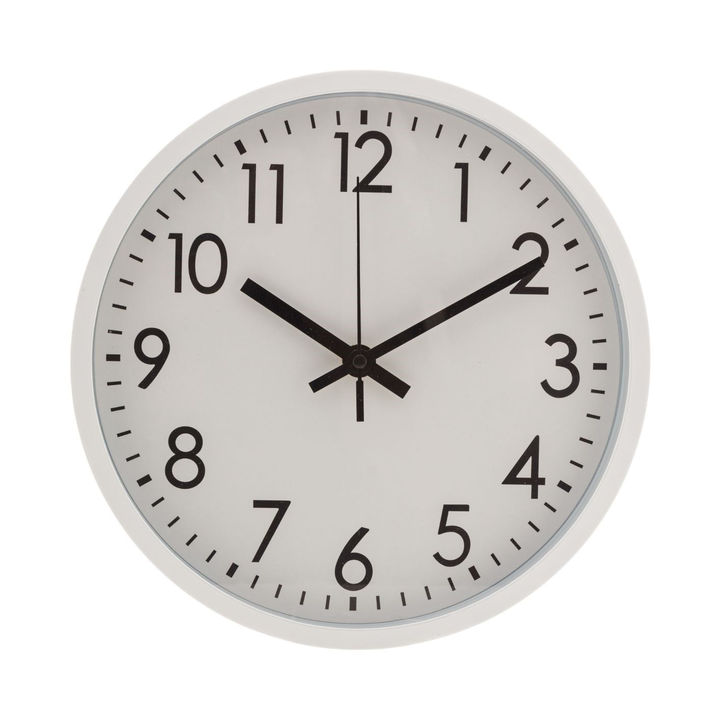 Relógio de Parede Branco 30cm - Para Cozinha / Sala / Quarto