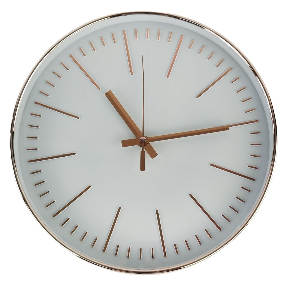 Relógio de Parede Cobre Redondo 30cm - De Cozinha, Sala