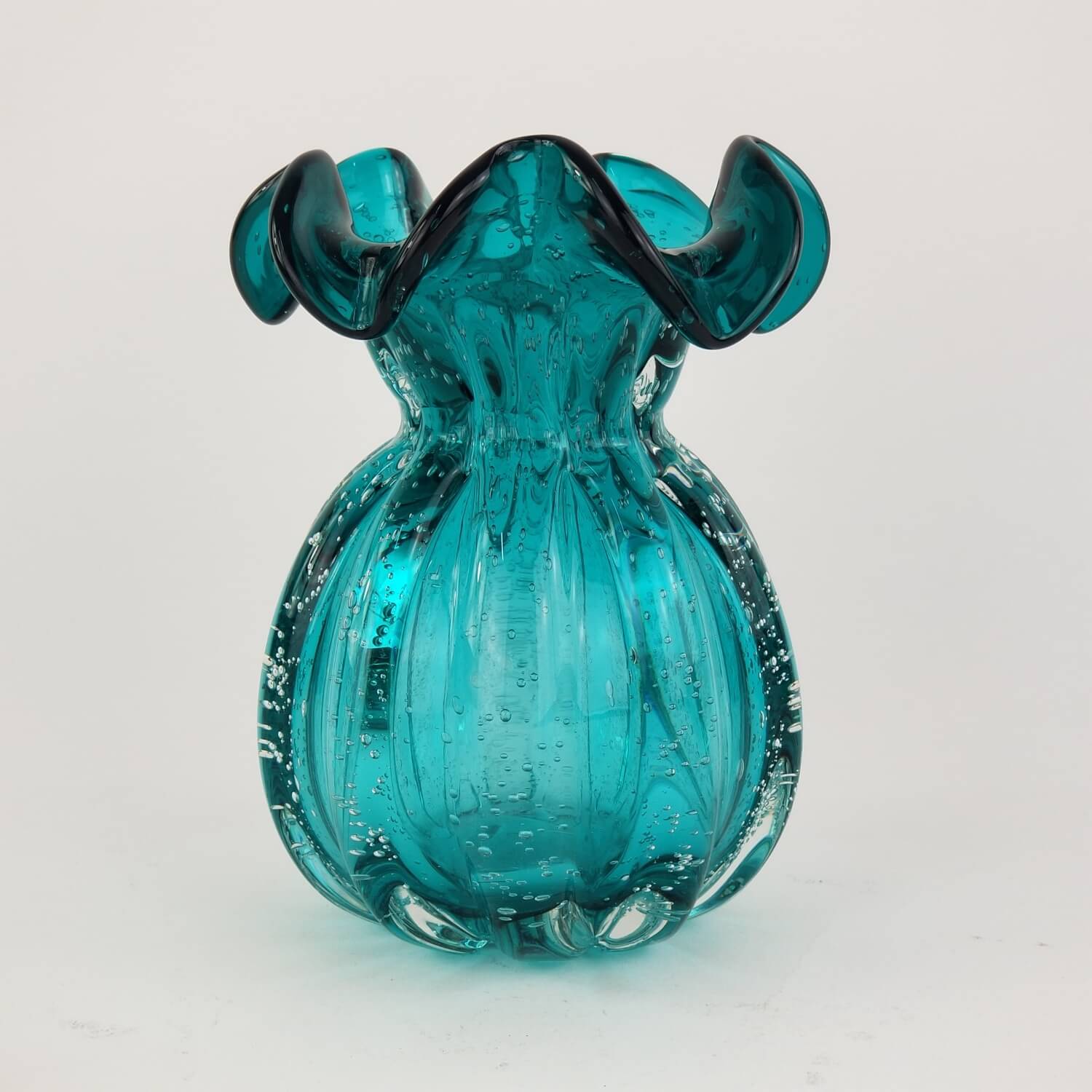 Trouxinha de Cristal Murano - Vaso Decorativo Verde Esmeralda