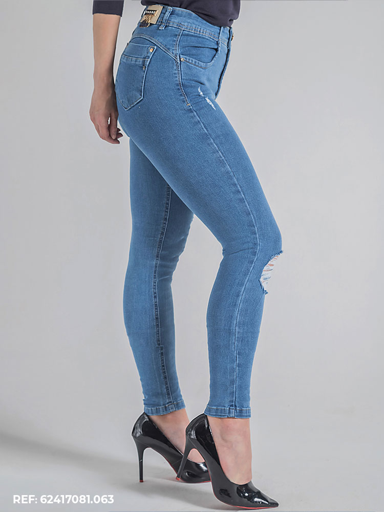 Calça Jeans Cigarreti Deslumbrante + Corpo Perfeito