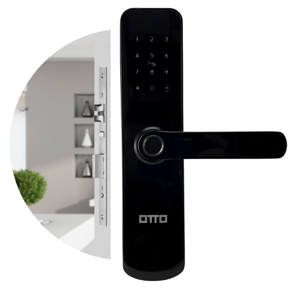 Fechadura Inteligente com Biometria de Embutir - TT100 - Otto Brasil