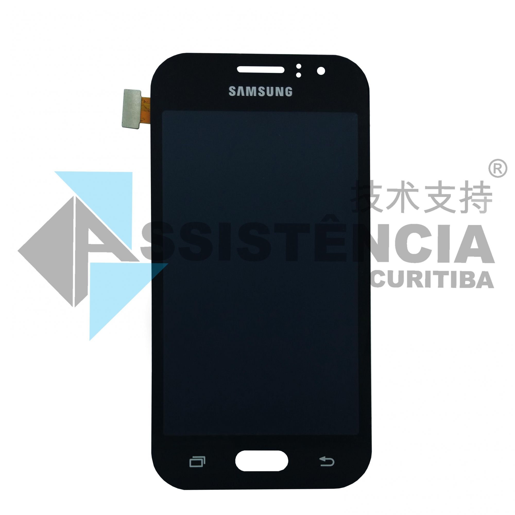 Tela Display Samsung Galaxy J1 Ace J110 Com Brilho Preto