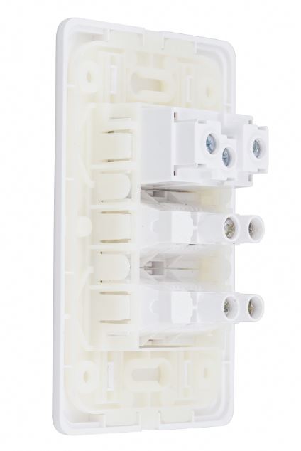 Interruptor Modular S19 2 seções + Tomada 10a Branco - Simon