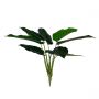 Árvore Artificial Philodendron Ou Filodendro Com Folhas Largas Em Silicone E 70 Cm De Altura Toque Real