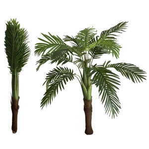 Árvore Palmeira Artificial Toque Real 130cm Para Decoração