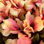 Flor Artificial Buquê De Astromélia Outonada Cor Rosa 45 Cm Para Decoração De Arranjos E Enfeites