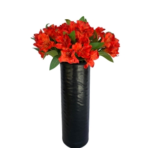 Flor Artificial Galho de Astromélia Vermelha 50 cm Para Decoração de Arranjos e Artesanato