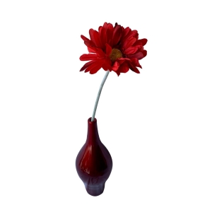 Flor Artificial Galho de Gérberas Artificiais Para Arranjos na Promoção Vermelho