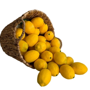 Fruta Artificial Limão Siciliano De Alta Qualidade E Realismo Para Festas