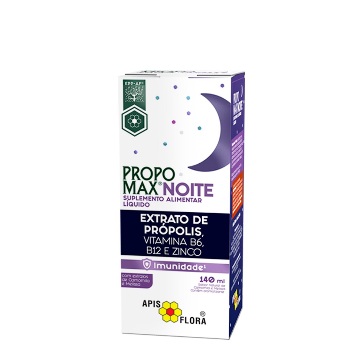 Propomax Noite Extrato de Própolis, Vitaminas B6, B12  e Zinco Apis Flora 140 ml