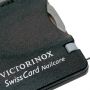 Cartão Victorinox SwissCard Nailcare Preto Translúcido 0.7240.T3